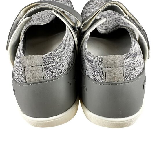 Alegria By PG Lite Traq Women's Gray Knit Mary Jane Shoes With Adjustable Strap - Picture 9 of 11